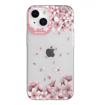 ỐP LƯNG IPHONE 14 I IPHONE 13 SWITCHEASY ARTIST DOUNLE IN-MOLD DECORATION - SAKURA